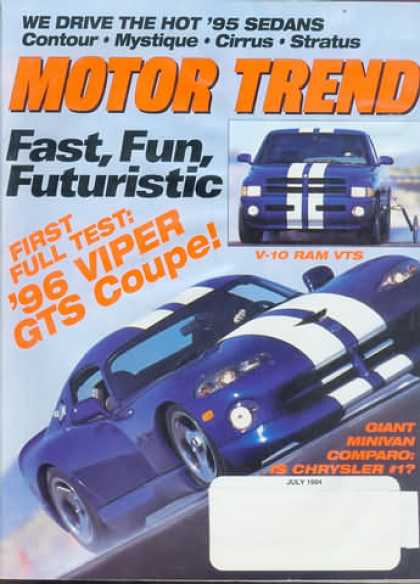 Motor Trend - July 1994