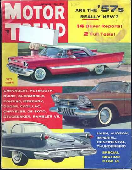 Motor Trend - December 1956