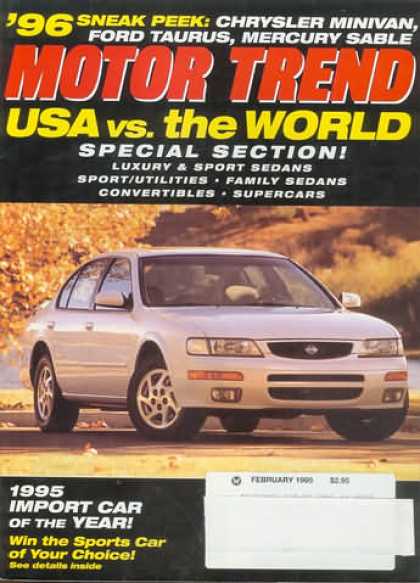 Motor Trend - February 1995