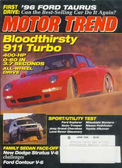 Motor Trend - June 1995