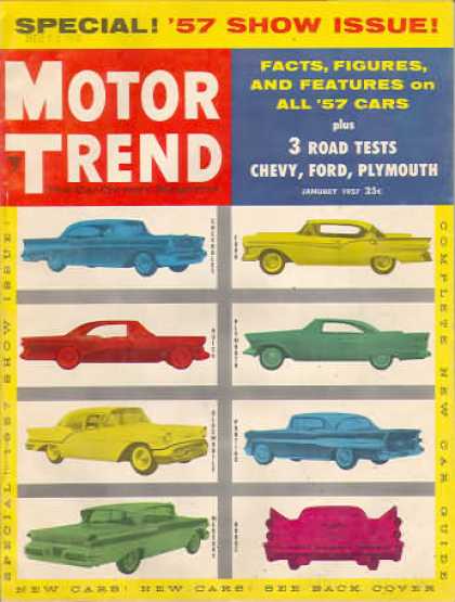Motor Trend - January 1957