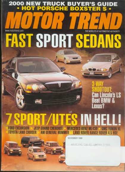 Motor Trend - November 1999