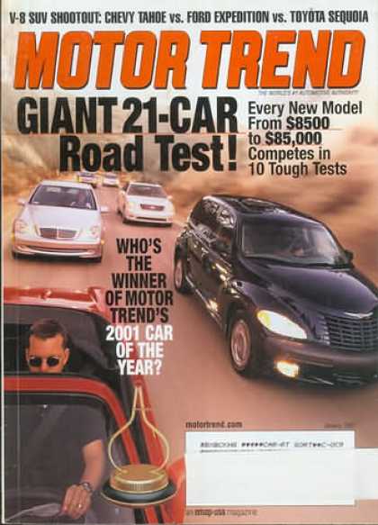 Motor Trend - January 2001