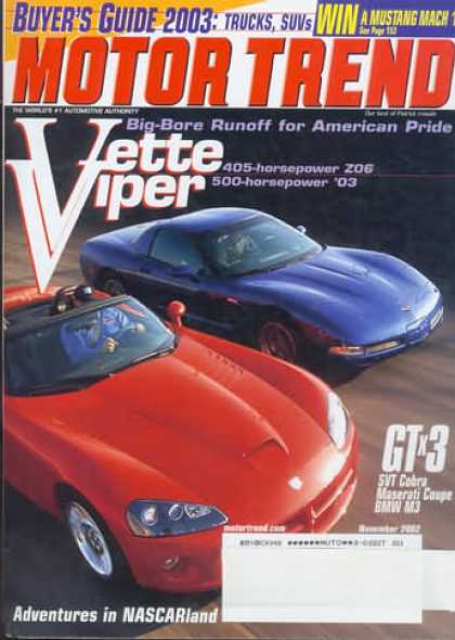 Motor Trend - November 2002