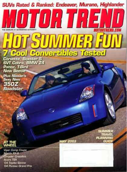 Motor Trend - May 2003