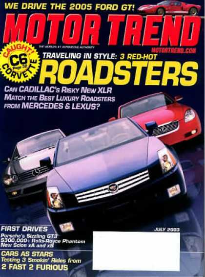 Motor Trend - July 2003