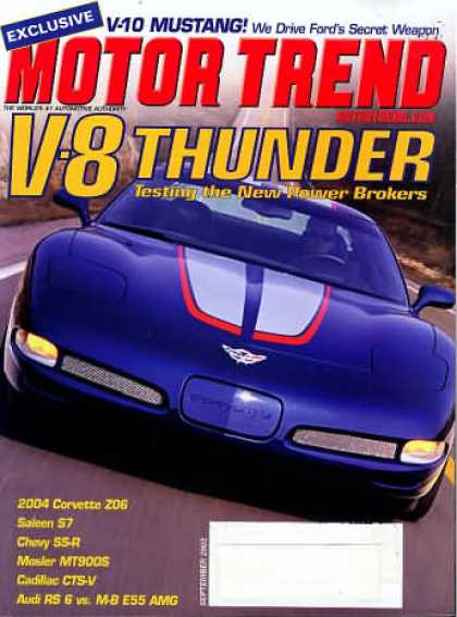 Motor Trend - September 2003