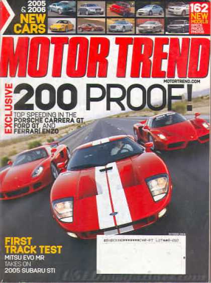 Motor Trend - October 2004