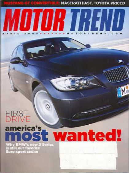 Motor Trend - April 2005