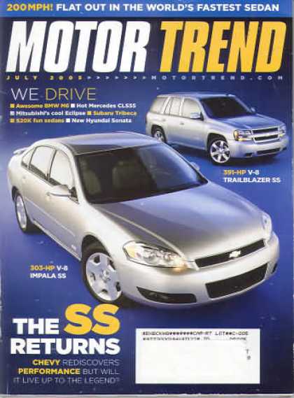 Motor Trend - July 2005