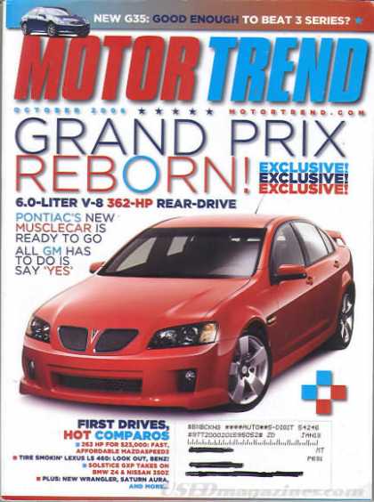 Motor Trend - October 2006