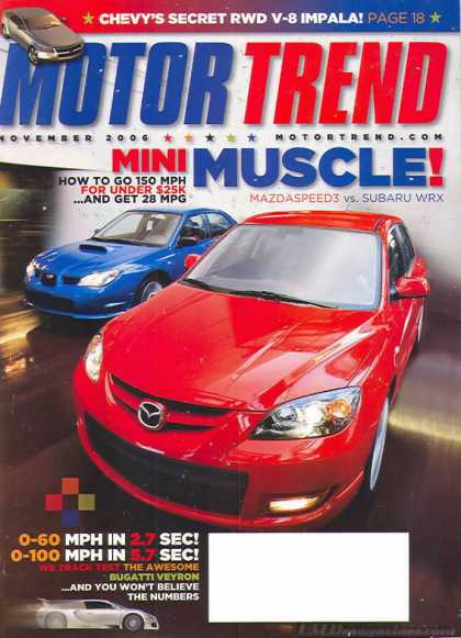 Motor Trend - November 2006