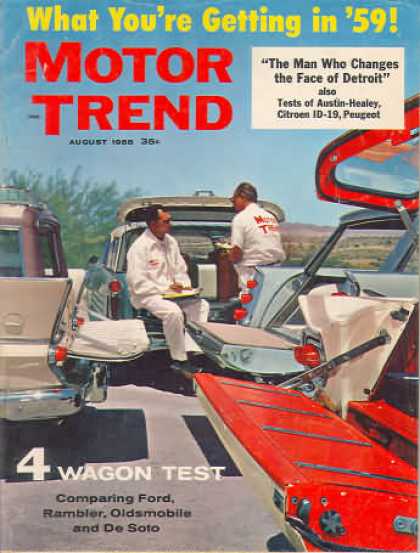 Motor Trend - August 1958