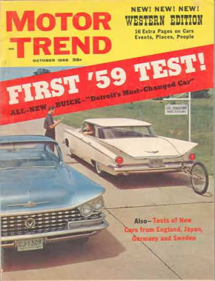 Motor Trend - October 1958