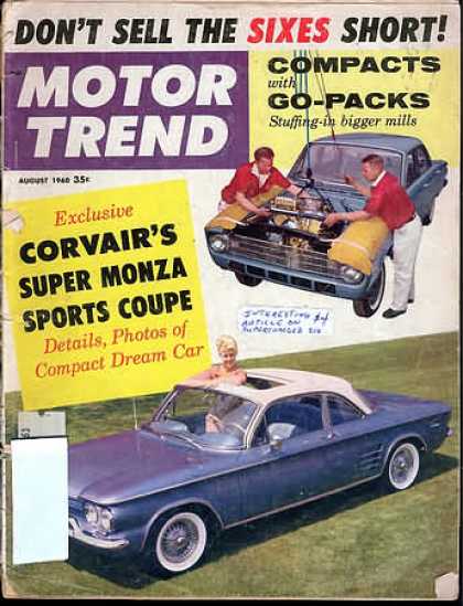 Motor Trend - August 1960