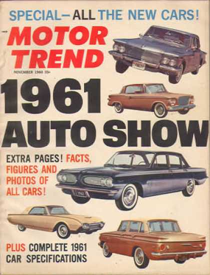 Motor Trend - November 1960