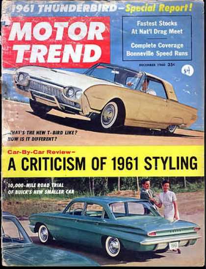 Motor Trend - December 1960