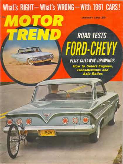 Motor Trend - January 1961