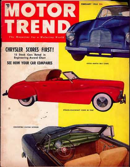 Motor Trend - February 1952