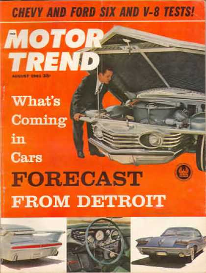 Motor Trend - August 1961