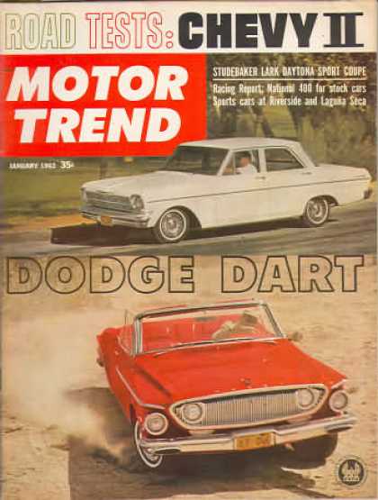 Motor Trend - January 1962