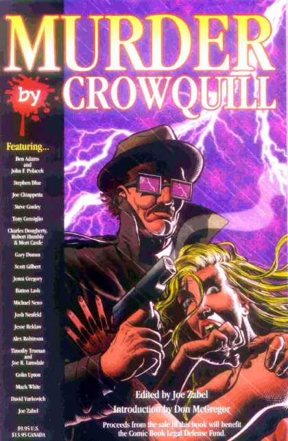 Murder by Crowquill 1 - Lightning - Blood Spot - Sunglasses - Hat - Gun