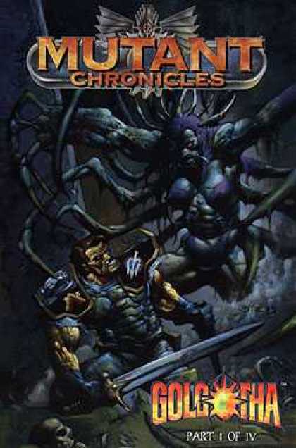 Mutant Chronicles 1 - Mutants - Sword - Legs - Armor - Skull - Simon Bisley