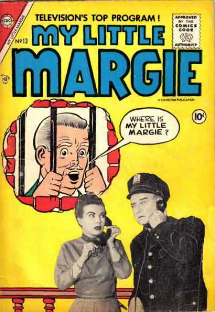 My Little Margie 13 - Televisions Top Program - Where Is My Little Margie - Prison - Policemen - Phones