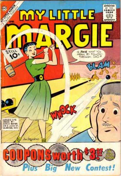 My Little Margie 35 - Bowling - Pins - Father - Alley - Coupons