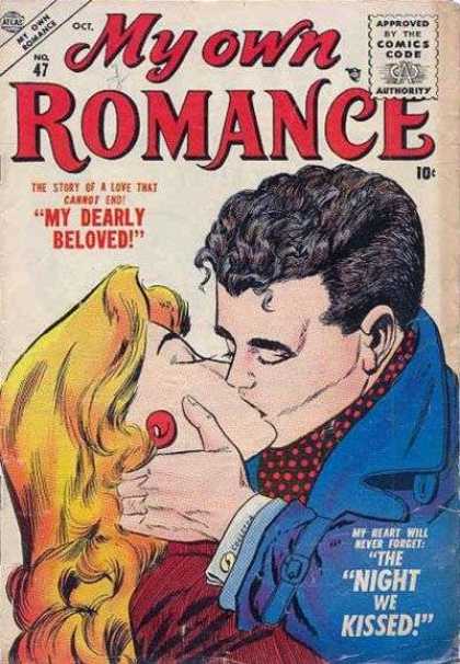My Own Romance 47 - Man - Woman - Kiss - Earring - Blonde