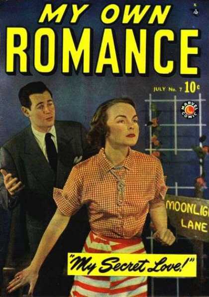 My Own Romance 7 - Marvel - Checkered Shirt - Moonlight Lane - July - 10 Cents