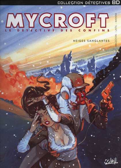 Mycroft 3 - Snow - Mountains - Fire - Gun - Woman