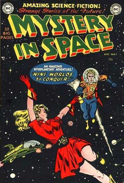 Mystery in Space 1 - Superman - National Comics - Dc - Strange Stories Of The Future - Nine Worlds To Conquer - Carmine Infantino, Shane Davis