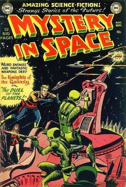 Mystery in Space 3 - Dc Comics - The Knights Of The Galaxy - Aliens - Laser Guns - Duel Of The Planets - Shane Davis