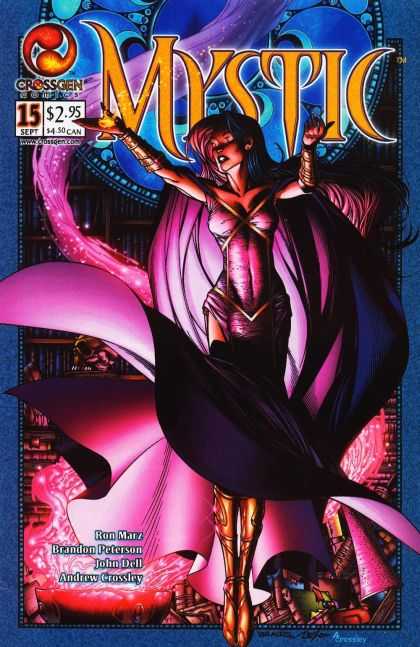 Mystic 15 - Woman - Ron Marz - John Dell - Cape - Lights - Brandon Peterson, John Dell