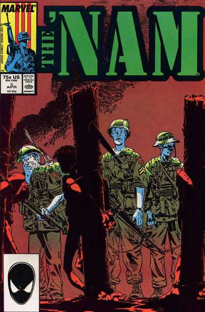 Nam 5 - Marvel - Army - Military - April - 75 Cents