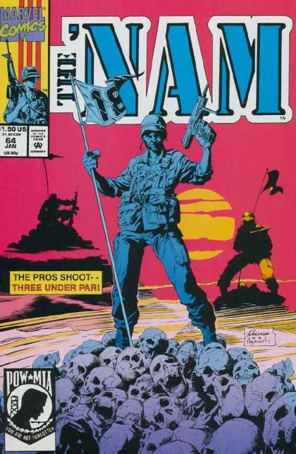 Nam 64 - Marvel Comics - Skulls - The Pros Shoot - Three Under Par - Soldier