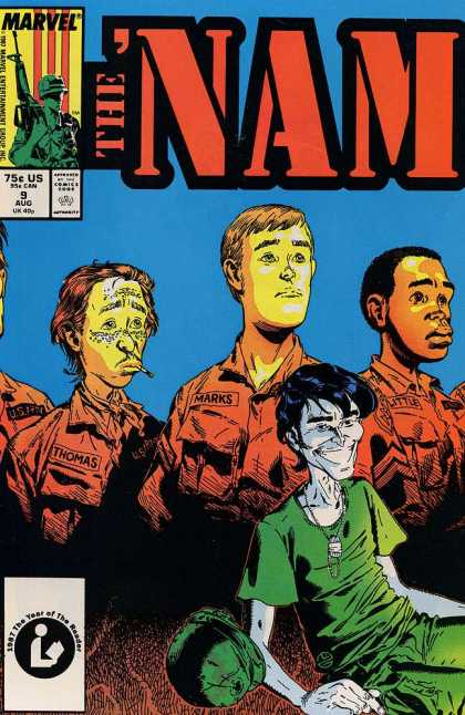 Marvel Comics - Green Shirt - Army - Marks - Little Nam 9 - Marvel Comics - Green Shirt - Army - Marks - Little