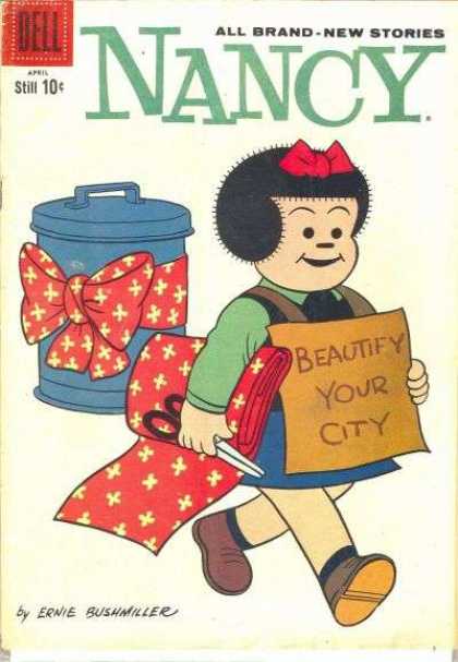 Nancy and Sluggo 165 - Children - Girl - Old - Funny - Stupid