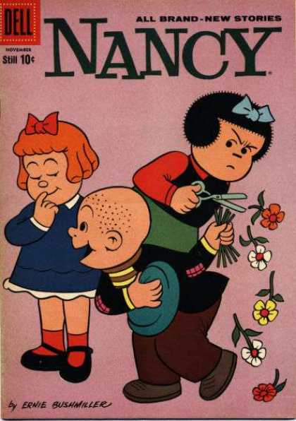 Nancy and Sluggo 172 - Ernie Bushmiller - New Stories - Dell - All Brand - Flowers