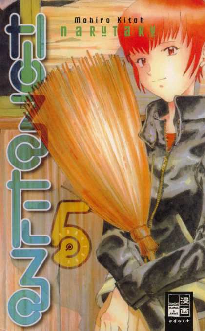Naru Taru 5 - Mohiro Kitoh - Manga - Girl - Broom