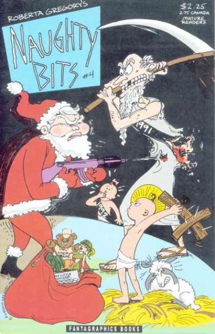 Naughty Bits 4 - Roberta Gregorys - Fantagraphics Books - Gun - 275 Canada - Shoe