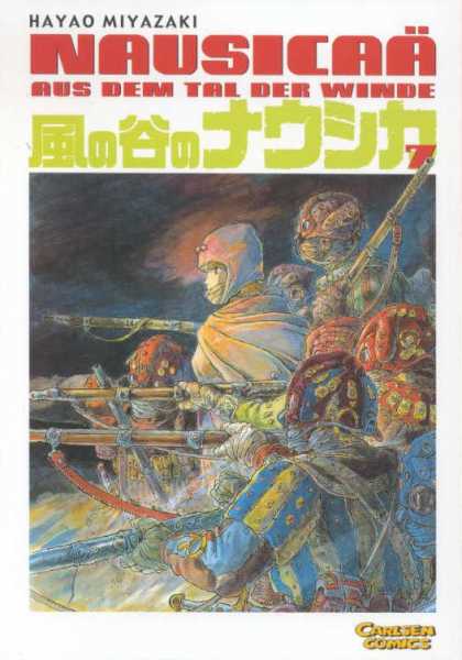 Nausicaa 7 - Hayao Miyazaki - Soldiers - Guns - Aus Dem Tal Der Winde - Carlsen Comics