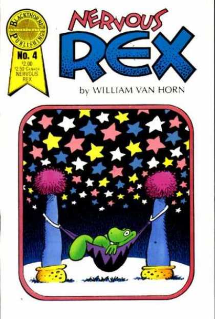 Nervous Rex 4 - Blackthorne Publishing - William Van Horn - Stars - Frog - Colorful Tree