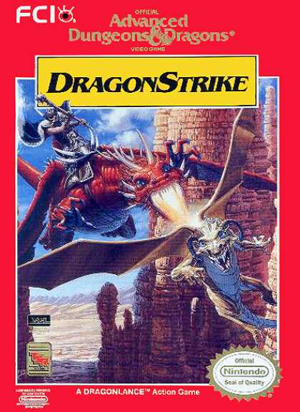 NES Games - AD&D Dragon Strike