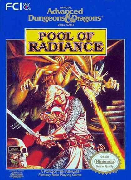 NES Games - AD&D Pool of Radiance
