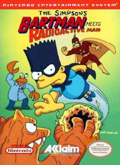 NES Games - Bartman Meets Radioactive Man