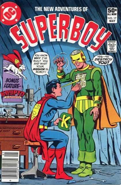 New Adventures of Superboy 17 - Superboy - Super Robot - Super Dog - Kaypto - Super Scientist
