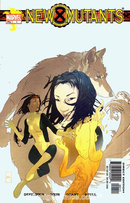 New Mutants (2003) 1 - X Mutants - New Mutants - Mutants Army - Fire Woman - Fox - Josh Middleton