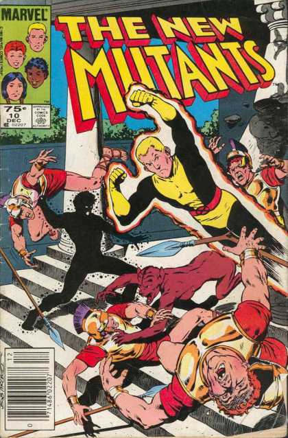 New Mutants 10 - The New Militants - Power - Strength - Fight - Die - Bob McLeod